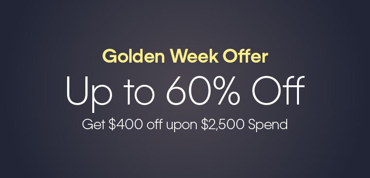 Calvin Klein Golden Week Up to 60% Off